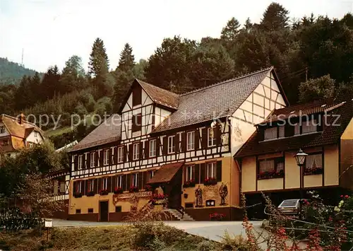 AK / Ansichtskarte  Schiltach Gasthof Pension Roessle Fachwerkhaus Schiltach