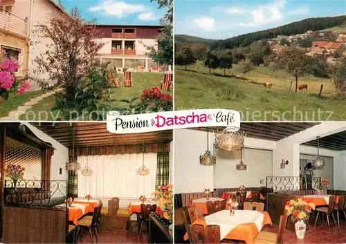 AK / Ansichtskarte 73863414 Hassenroth Pension Datscha Café Panorama Viehweiden Hassenroth