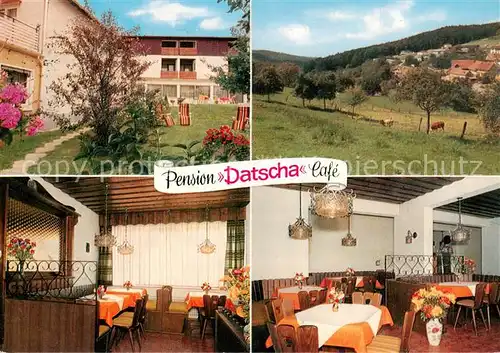 AK / Ansichtskarte  Hassenroth Pension Datscha Café Panorama Viehweiden Hassenroth