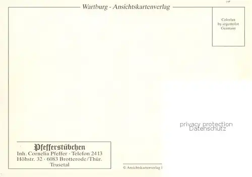 AK / Ansichtskarte 73863489 Brotterode Pfefferstuebchen Theke Gastraeume Brotterode