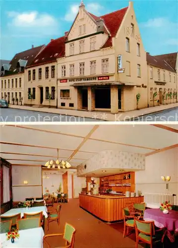 AK / Ansichtskarte  Friedrichstadt_Eider Hotel Stadt Hamburg Gaststube Theke Friedrichstadt_Eider