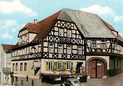 AK / Ansichtskarte  Lohr_Main Hotel Krone Lohr_Main