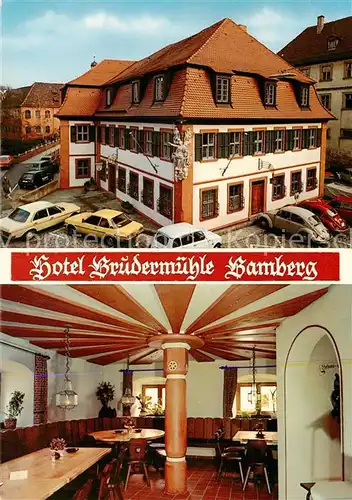 AK / Ansichtskarte  Bamberg Hotel Brudermuehle Fraenkische Weinschaenke Bamberg