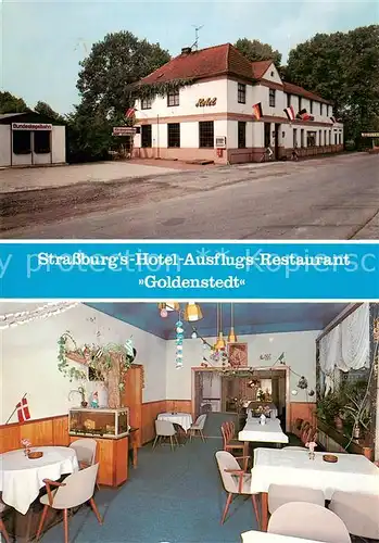 AK / Ansichtskarte 73863523 Goldenstedt Strassburgs Hotel Ausflugs Restaurant Gaststube Goldenstedt