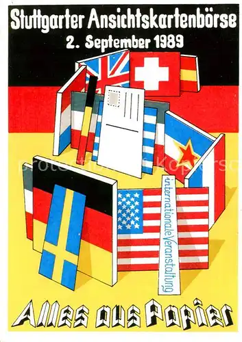 AK / Ansichtskarte  Stuttgart Stuttgarter Ansichtskartenboerse und Sammlermarkt Stuttgart