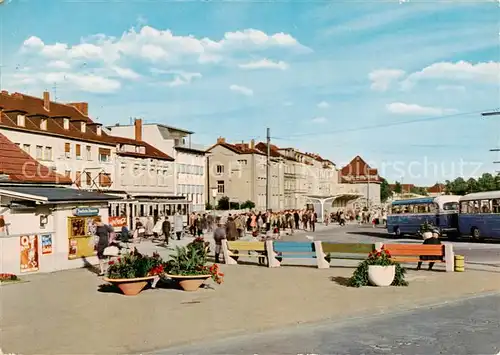 AK / Ansichtskarte  Siegburg Wilhelmstrasse mit Bus Bahnhof Siegburg