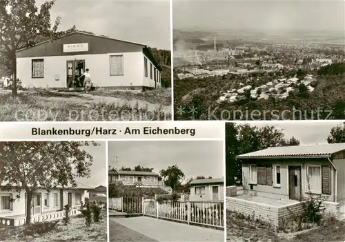 AK / Ansichtskarte  Blankenburg_Harz Am Eichenberg Bungalowsiedlung Details Blankenburg_Harz