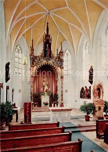 AK / Ansichtskarte  Buchbach_Muehldorf_Inn Kath Pfarrkirche Maria Himmelfahrt Inneres Buchbach_Muehldorf_Inn