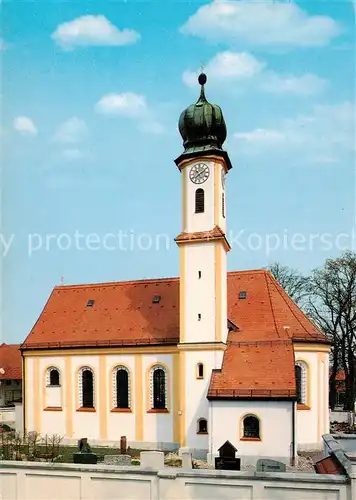 AK / Ansichtskarte  Unterbiberg_Neubiberg Kirche St Georg 