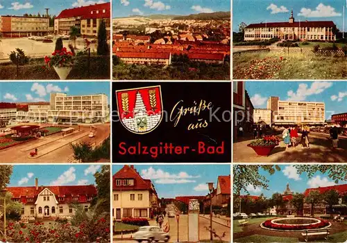 AK / Ansichtskarte  Bad_Salzgitter Teilansichten Schloss Park Bad_Salzgitter