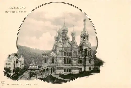 AK / Ansichtskarte  Karlsbad_Eger_Karlovy_Vary Russische Kirche 