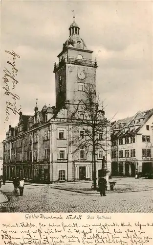 AK / Ansichtskarte  Gotha__Thueringen Rathaus 