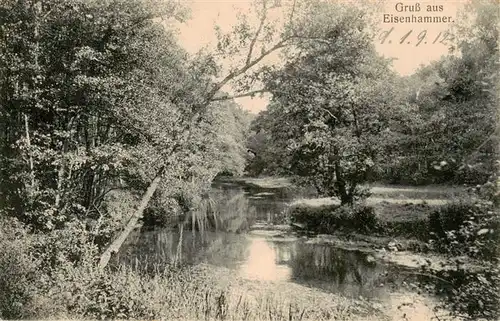 AK / Ansichtskarte  Eisenhammer__Skiekierzyn_Smolnik_PL Natur Partie am Fluss 