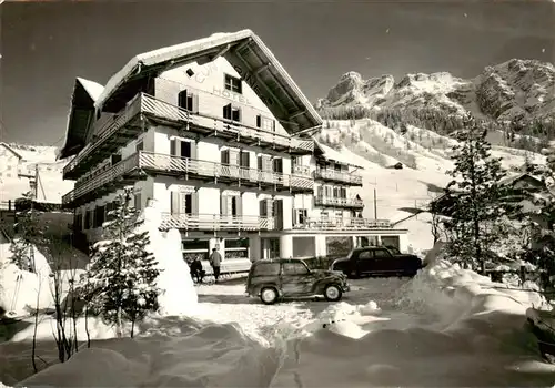 AK / Ansichtskarte  San_Cassiano_Badia_St_Kassian_IT Hotel Cunturines Wintersportplatz Dolomiten 