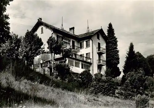 AK / Ansichtskarte  Locarno_Lago_Maggiore_TI Albergo Monte Bré 