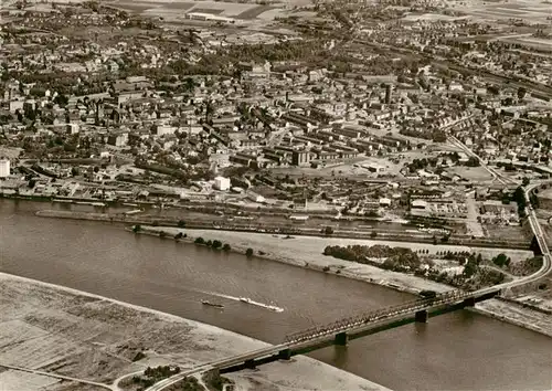 AK / Ansichtskarte  Wesel__Rhein Fliegeraufnahme 