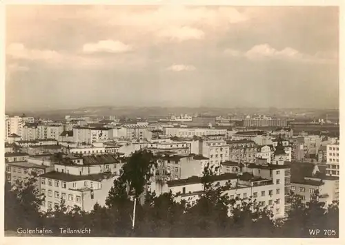 AK / Ansichtskarte 73863775 Gotenhafen_Gdynia_PL Teilansicht Stadtpanorama 