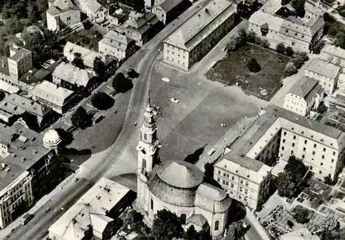 AK / Ansichtskarte  Novy_Bor_Haida_CZ Stadtzentrum Kirche 