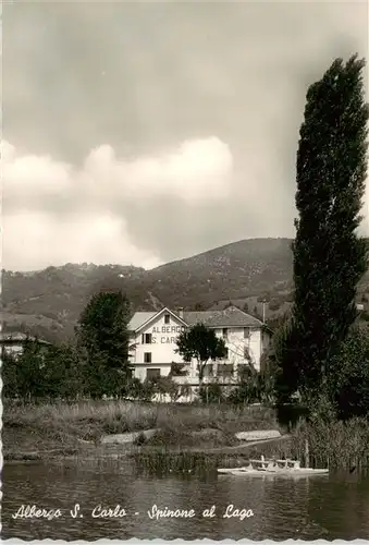 AK / Ansichtskarte  Spinone_al_Lago_Lombardia_IT Albergo San Carlo 