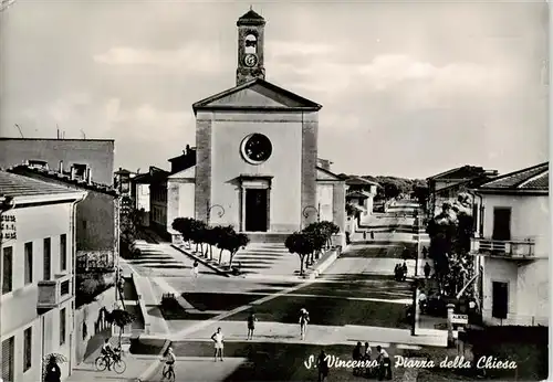 AK / Ansichtskarte 73863841 San_Vincenzo_Livorno_Toscana_IT Piazza della Chiesa 