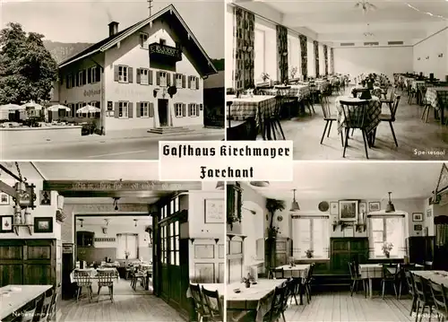 AK / Ansichtskarte 73863859 Farchant Gasthaus Kirchmayer Speisesaal Nebenzimmer Bierstueberl Farchant