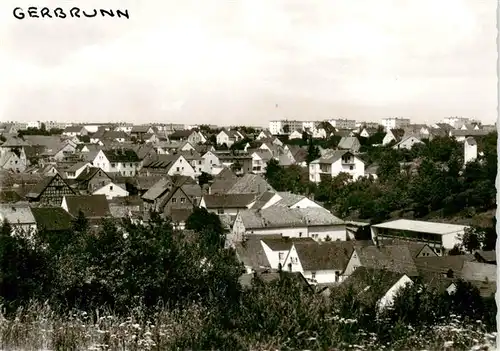 AK / Ansichtskarte 73863863 Gerbrunn Stadtpanorama Gerbrunn