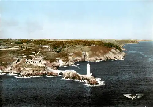 AK / Ansichtskarte  Plouzane Le Phare du Minou vue aérienne Plouzane