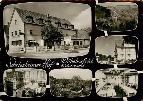 AK / Ansichtskarte 73863890 Wilhelmsfeld Gasthaus Pension Schriesheimer Hof Restaurant Panorama Bromsilber Wilhelmsfeld