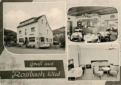 AK / Ansichtskarte  Rossbach_Wied Hotel Pension Restaurant Rossbach Wied