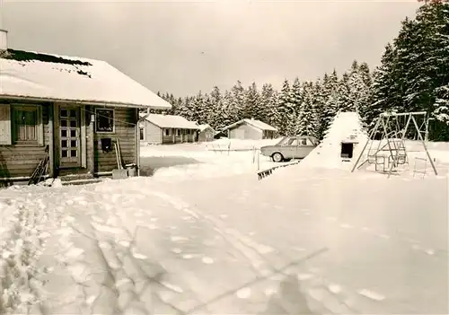 AK / Ansichtskarte  Besenfeld Schwarzwaldferienhaus Winterlandschaft Besenfeld