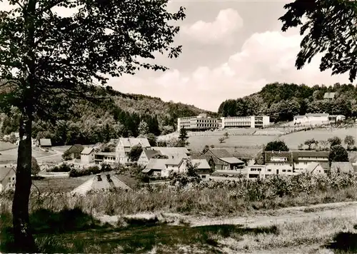 AK / Ansichtskarte  Gras-Ellenbach_Grasellenbach Ansicht mit Heinrich-Gluecklich-Haus 