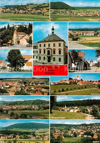 AK / Ansichtskarte 73863913 Treuchtlingen und seine umliegenden Ortsteile Treuchtlingen