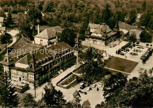 AK / Ansichtskarte  Alexisbad_Harz Reichsbahn Erholungsheim Selketal FDGB Genesungsheim Geschwister Scholl Fliegeraufnahme Alexisbad_Harz