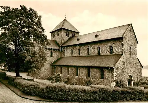 AK / Ansichtskarte 73863953 Mittelheim_Rheingau St Aegidius aelteste Kirche Deutschlands Mittelheim Rheingau