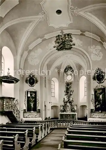 AK / Ansichtskarte  Steinbach_Lohr_Main Pfarrkirche St Josef Inneres Steinbach_Lohr_Main