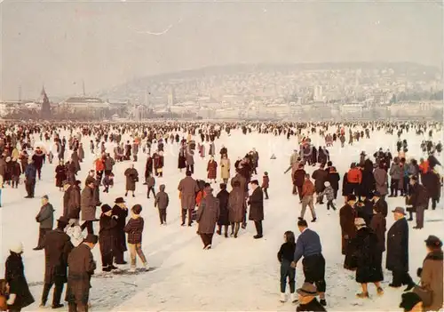 AK / Ansichtskarte  Zurich Seegfroerni 1963 Zurich