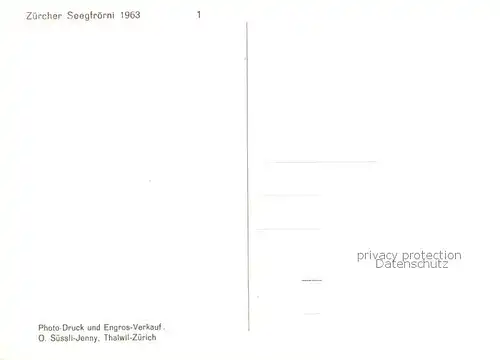 AK / Ansichtskarte  Zurich Seegfroerni 1963 Teilansichten Zurich