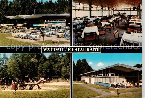 AK / Ansichtskarte  Bonn_Rhein Waldrestaurant Waldau Gastraeum Freiterrasse Spielplatz Bonn_Rhein