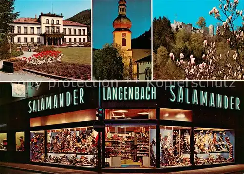 AK / Ansichtskarte  Schramberg Schuhaus Langenbach Schloss Kirche Ruine Schramberg