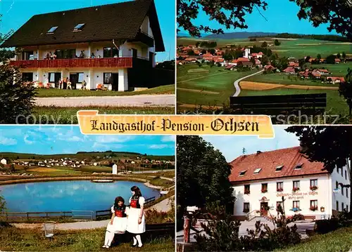 AK / Ansichtskarte  Herrischried Landgasthof Pension Ochsen Panorama Schwimmbad  Herrischried