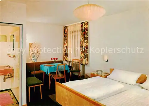 AK / Ansichtskarte  Freiburg_Breisgau City Hotel garni Zimmer Freiburg Breisgau