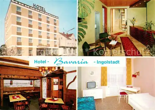 AK / Ansichtskarte  Ingolstadt_Donau Hotel Bavaria Gastraeume Zimmer Ingolstadt_Donau