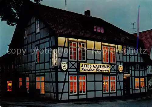 AK / Ansichtskarte 73864034 Iburg_Teutoburger_Wald Altes Gasthaus Fischer Eymann Iburg_Teutoburger_Wald