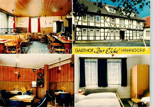 AK / Ansichtskarte  Hahndorf Gasthof Zur Eiche Gastraeume Zimmer Hahndorf