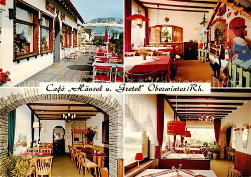 AK / Ansichtskarte 73864053 Oberwinter_Rhein_Remagen Cafe Haensel und Gretel Gastraeume Terrasse 