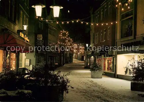 AK / Ansichtskarte  Wetzlar_Lahn Silhoefer Strasse bei Nacht 