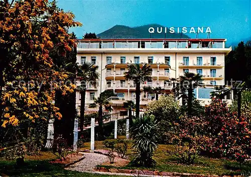 AK / Ansichtskarte  Locarno_Lago_Maggiore_TI Hotel Quisisana 
