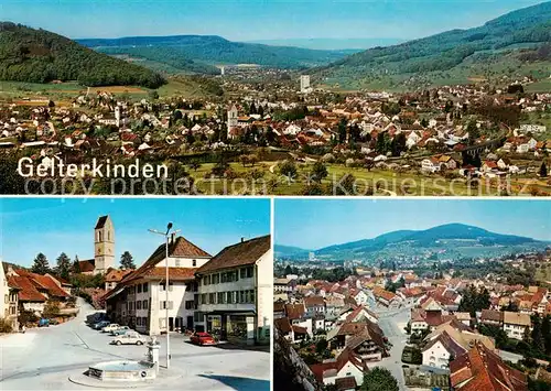 AK / Ansichtskarte  Gelterkinden_BL Panorama Marktplatz Kirche Ortsansicht 