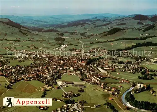 AK / Ansichtskarte  Appenzell_IR Fliegeraufnahme Appenzell IR