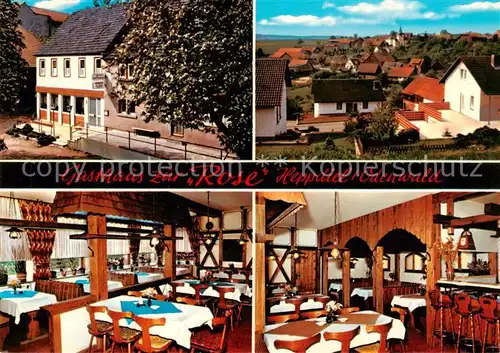 AK / Ansichtskarte  Heppdiel Gasthaus zur Rose Panorama Gastraeume Heppdiel